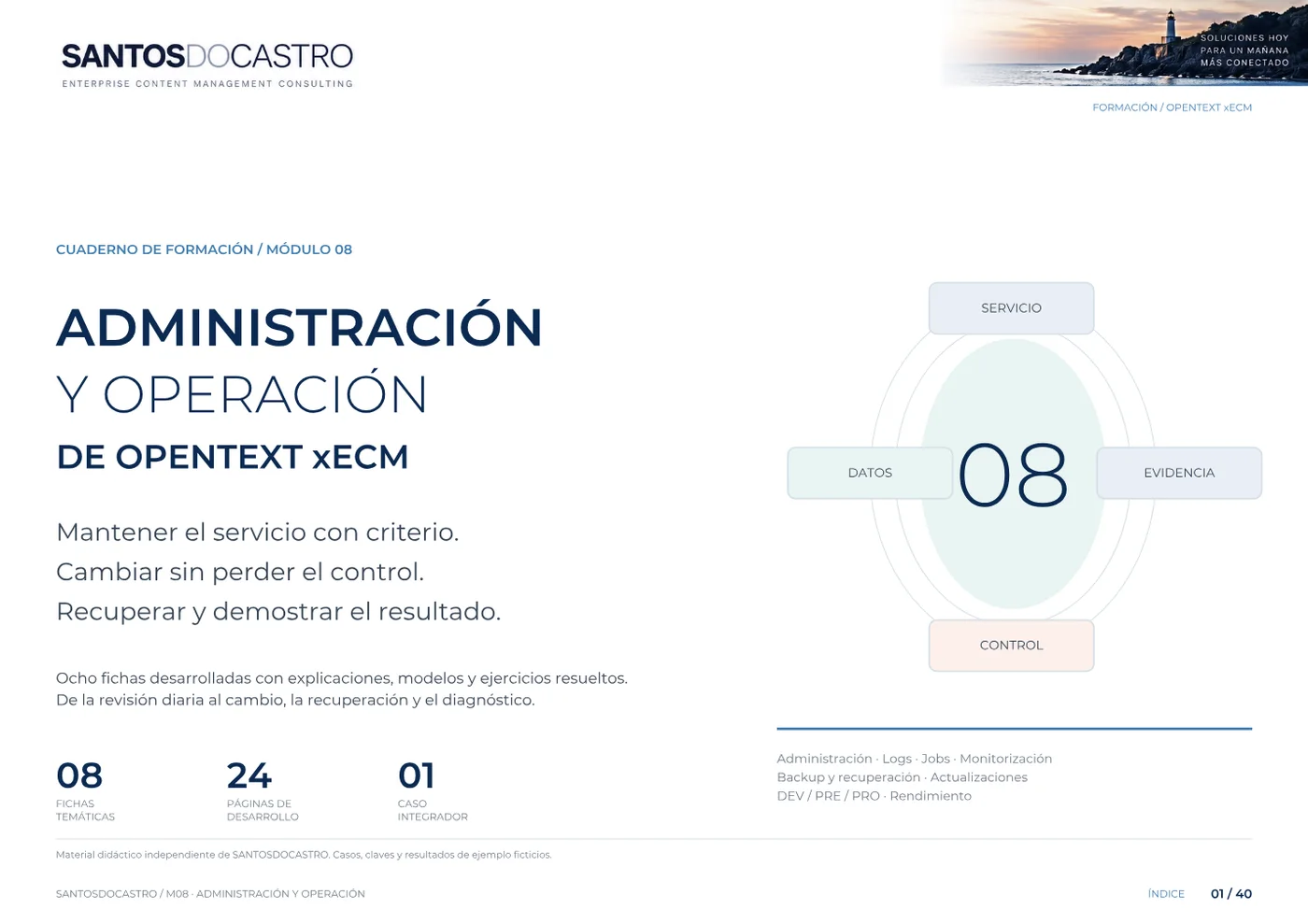 Previsualización de MÓDULO 08 - ADMINISTRACIÓN Y OPERACIÓN